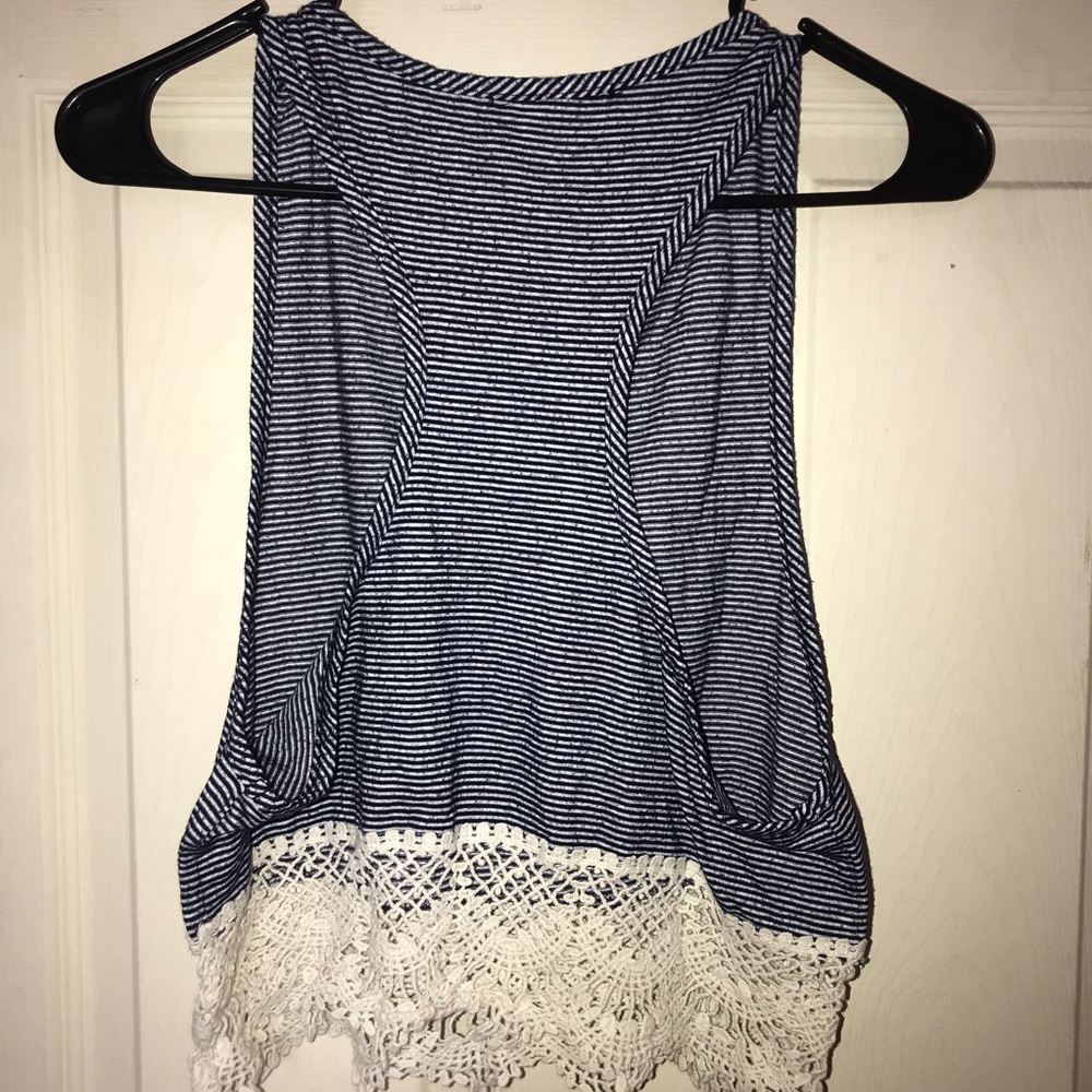 Blue Striped Tank Top - Picture 2 of 3